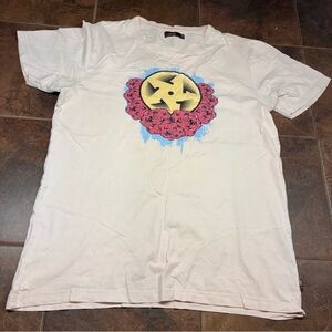 White Graphic T-Shirt with  Design